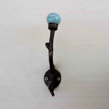 Sage Green Striped Tree Hooks -EHG-01